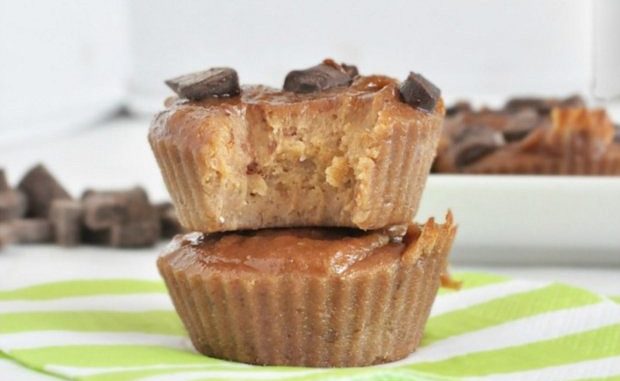 Маффины с арахисовой пастой без муки