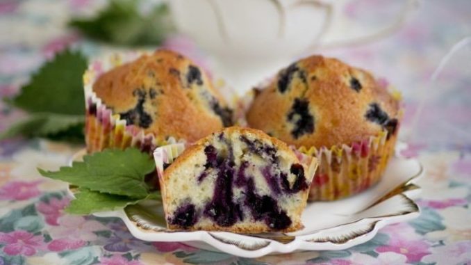Маффины с черникой