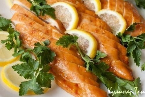Медово-лимонные куриные грудки Медово-лимонные куриные грудки