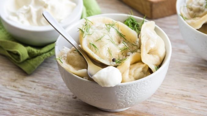 Пельмени с говядиной и свининой