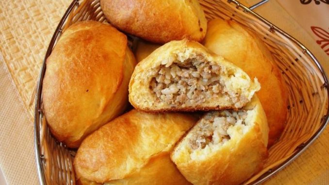 Пирожки с печенью и гречневой кашей
