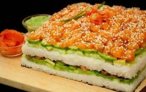 Суши-торт своими руками