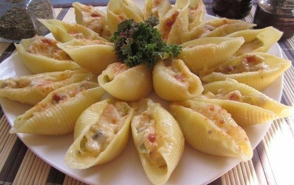 Жюльен в больших ракушках Жюльен в ракушках - конкильони