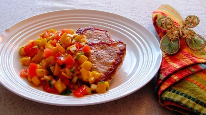 Запеченная свинина по-кубински с цитрусовым маринадом