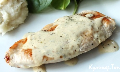 куриные грудки в йогурте
