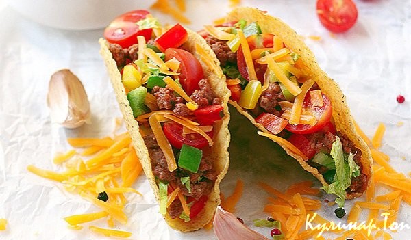 такос с курицей