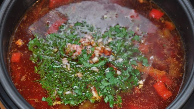 Борщ с куриной грудкой в мультиварке Борщ с куриной грудкой в мультиварке
