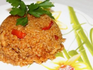 Булгур с курицей в мультиварке