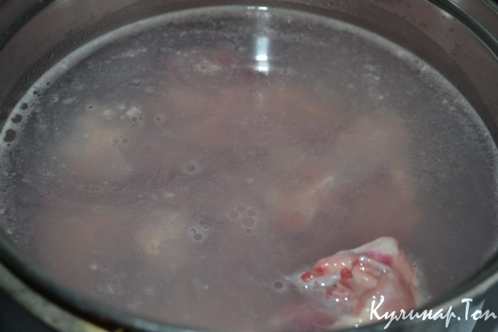 Куриный суп с клецками
