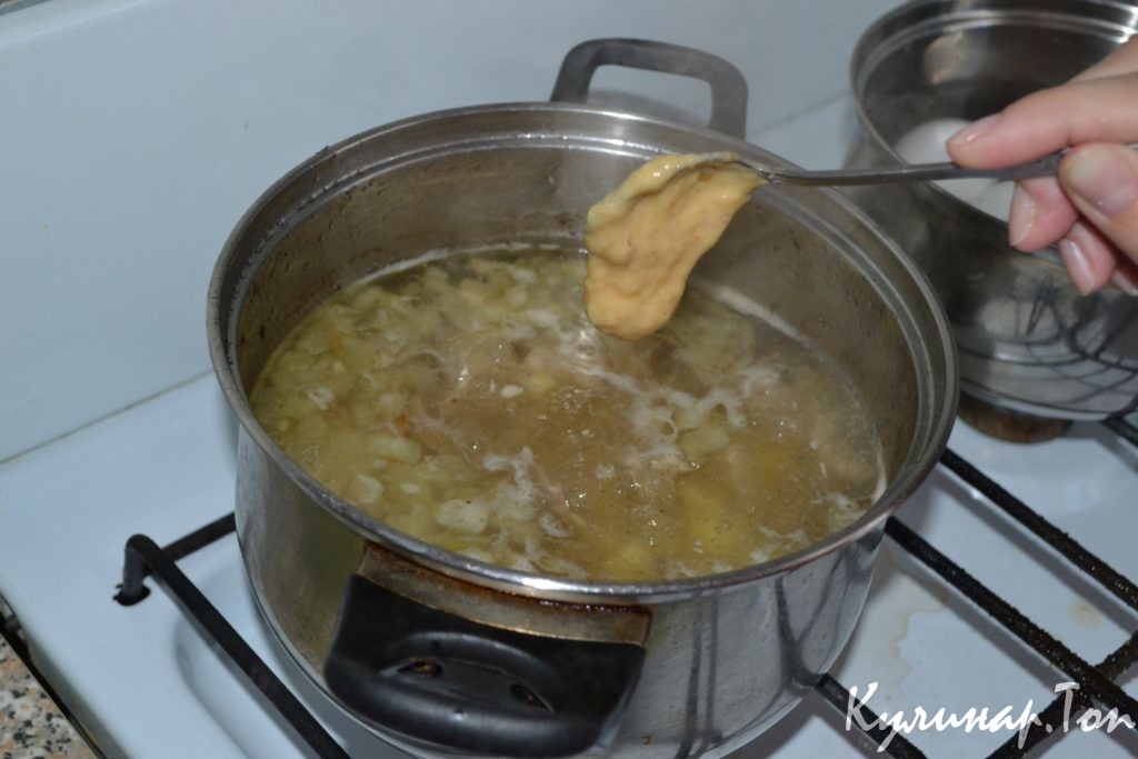Куриный суп с клецками
