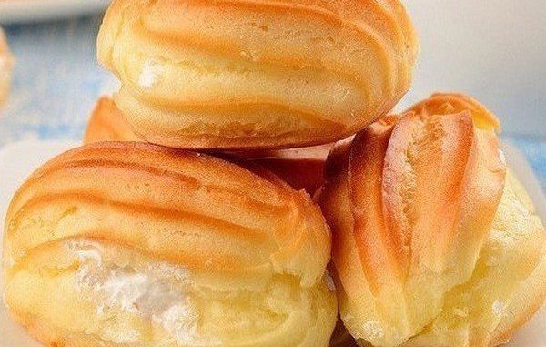Эклeры с творожно-йoгуртoвой начинкой