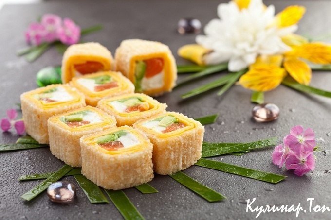 Горячие роллы в кляре