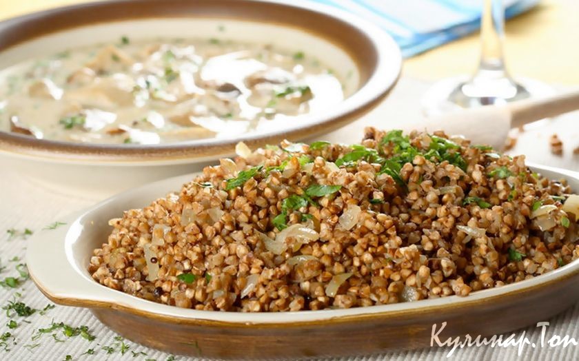 Гречневая каша с луком