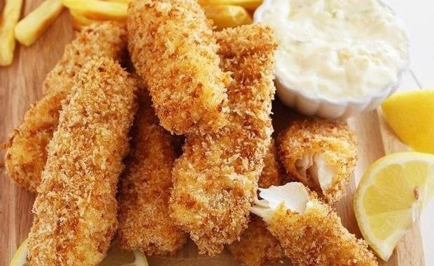Хрустящие рыбные палочки