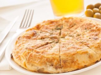Картофельная запеканка на сковороде