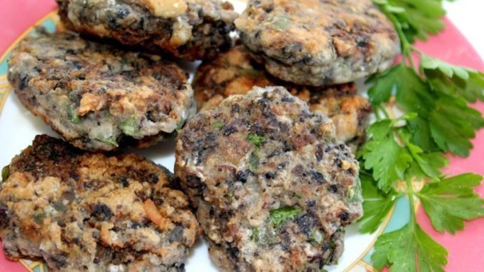 Котлеты грибные с мясом Котлеты грибные с мясом