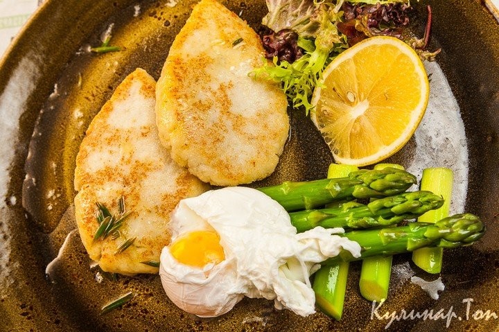 Котлеты из судака с польским соусом