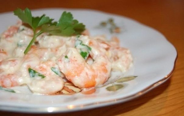 Креветки с соусом Креветки с соусом
