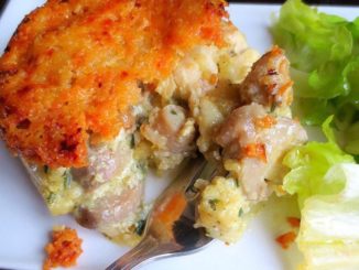 Куриная запеканка с хрустящей корочкой