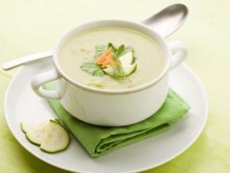 Куриный крем-суп с кабачками