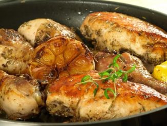 Курица в чесночном соусе