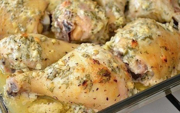 Курица в маринаде по-гречески Курица в маринаде по-гречески