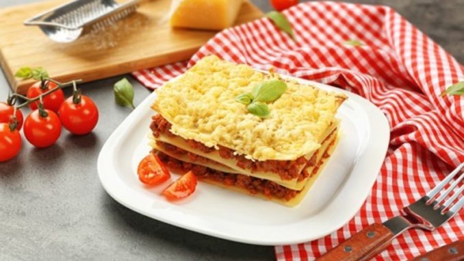 Лазанья с мясной начинкой Лазанья с мясной начинкой