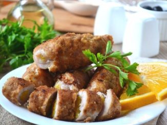 Мясные рулетики с сюрпризом