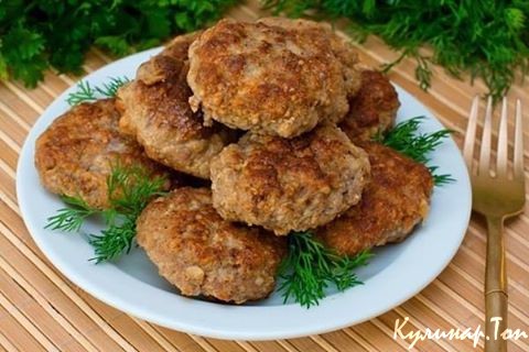 Печеночно-гречневые котлеты Печеночно-гречневые котлеты