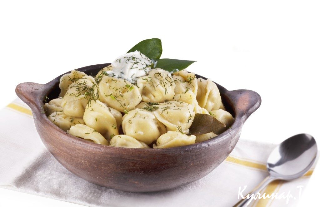Пельмени с грибами и рисом