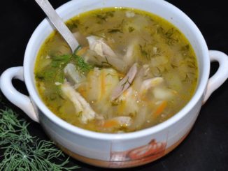 Рассольник из куриных грудок