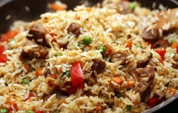 Рис со свининой и овощами Рис со свининой и овощами
