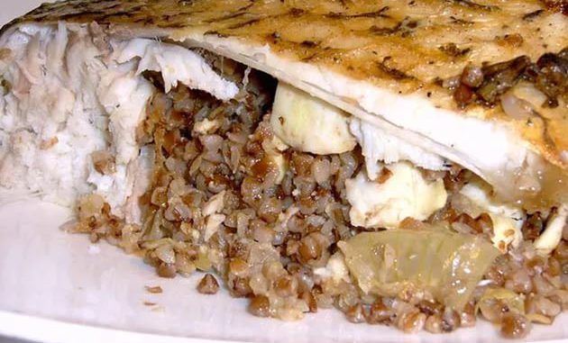 Рыба, фаршированная кашей Рыба, фаршированная кашей