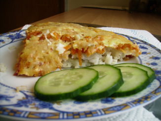 Рыбная запеканка с рисом