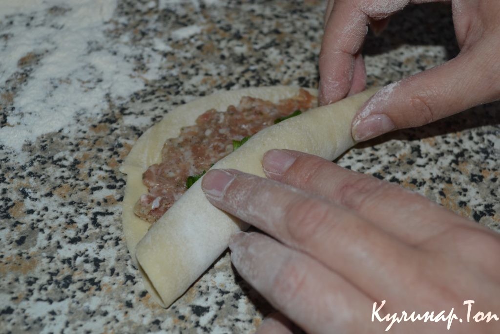 Штрудели с мясом