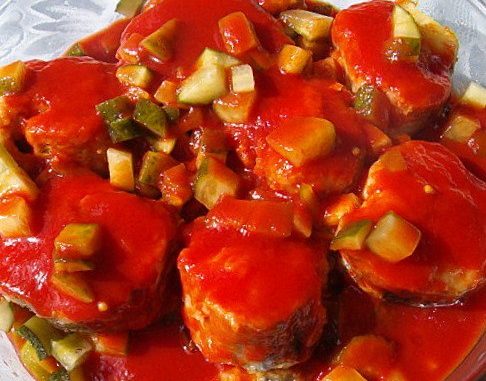 Скумбрия в томатном соусе Скумбрия в томатном соусе