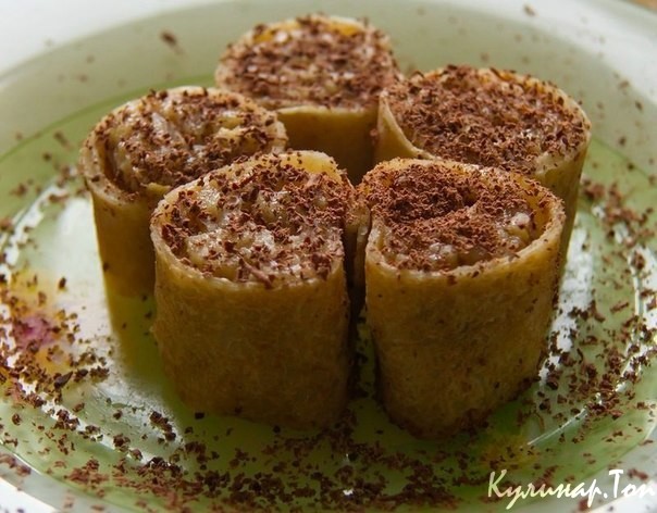 Сладкие роллы с грецкими орехами