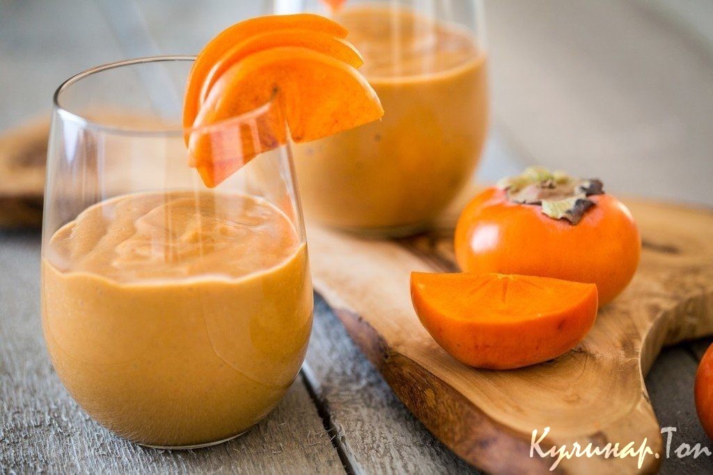 Смузи с хурмой и бананом
