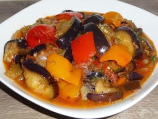 Соте с баклажанами по-сельски