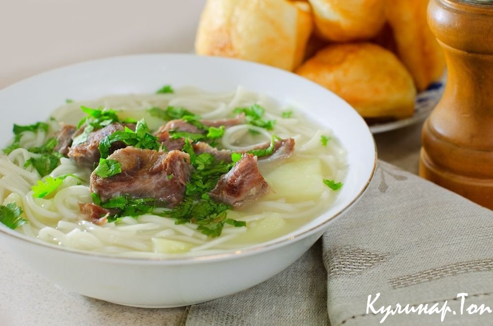 Суп-лапша с мясом