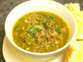 Суп с чечевицей и курицей