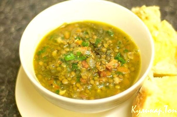Суп с чечевицей и курицей