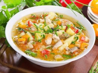 Суп с кукурузой и овощами