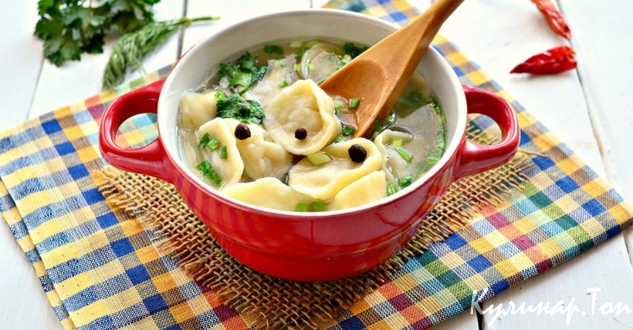 Суповые пельмешки с мясным фаршем