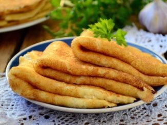 Тонкие картофельные блины