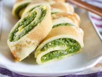 Яичные рулетики с начинкой
