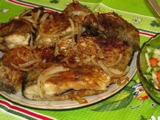 Жареный лещ с картофелем