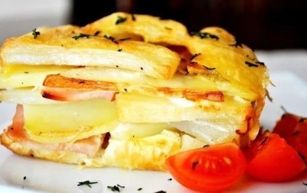 Запеканка из картофеля с корейкой Запеканка из картофеля с корейкой