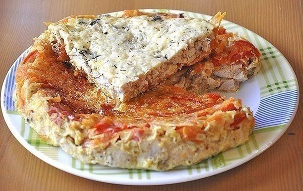 Запеканка из куриной грудки Запеканка из куриной грудки
