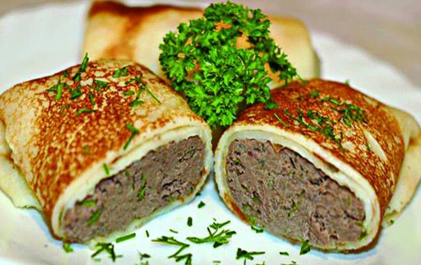 блинчики с печенью